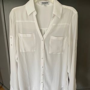 Express Portifino Shirt - Size XS - Color: white
